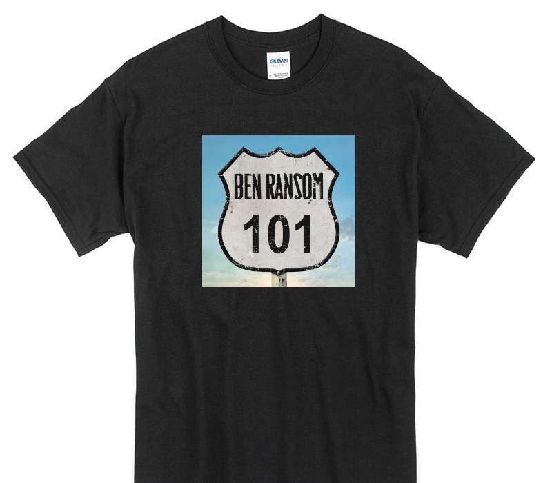 Custom Gildan 100% Cotton Black T-Shirt