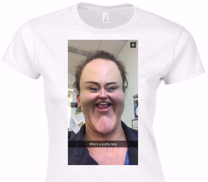 Custom Womens Soft Style 100% Cotton White T-Shirt