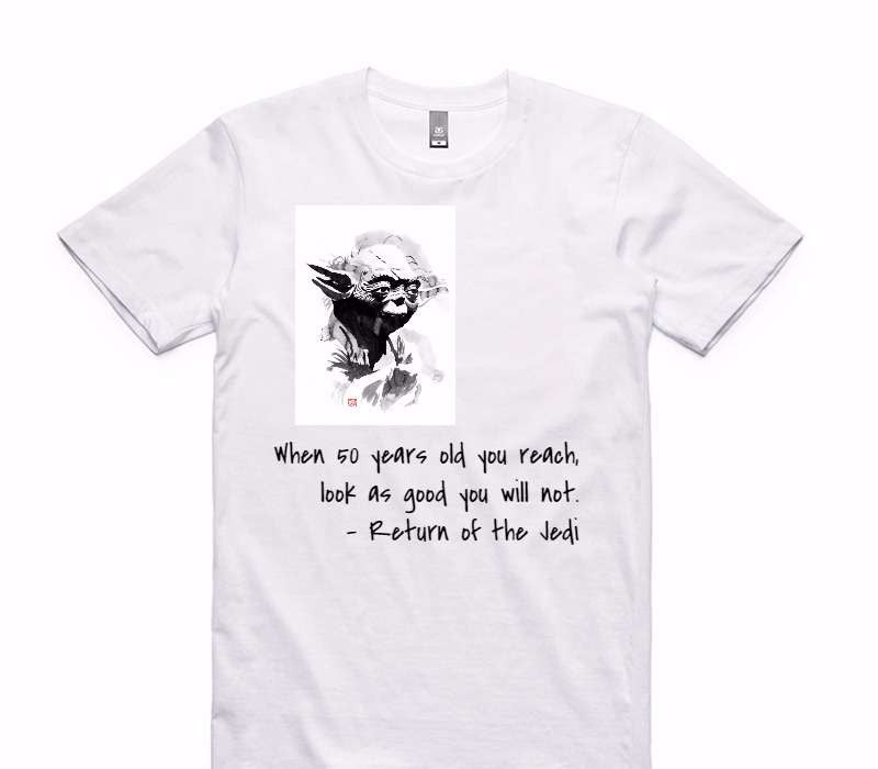 Custom AS Colour 100% Cotton White T-Shirt