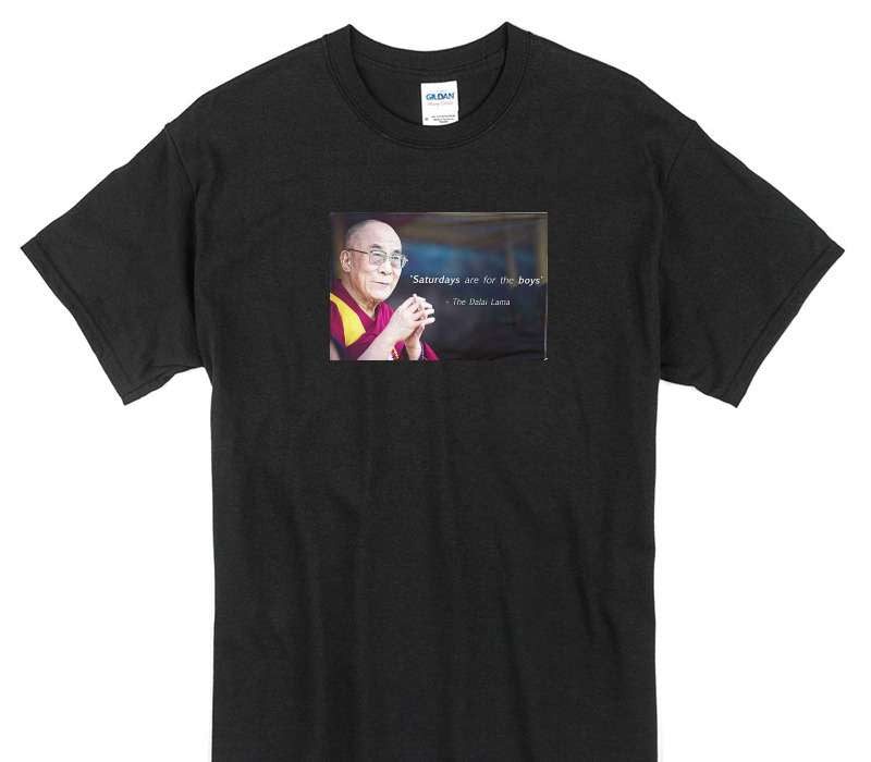 Custom Gildan 100% Cotton Black T-Shirt