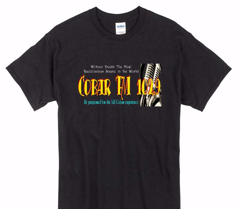 Custom Gildan 100% Cotton Black T-Shirt