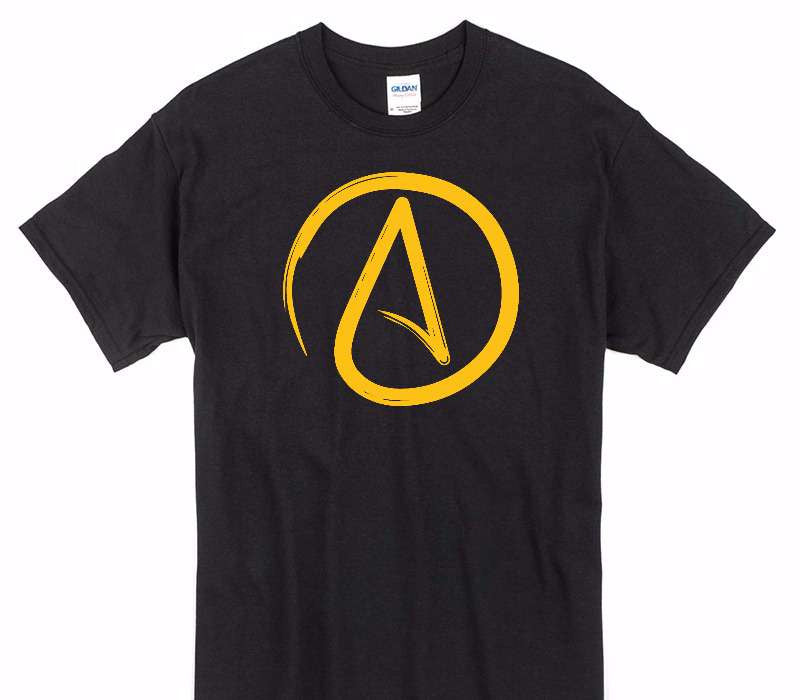 Custom Gildan 100% Cotton Black T-Shirt