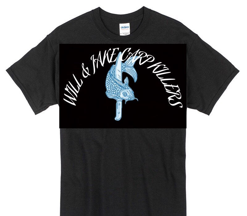 Custom Gildan 100% Cotton Black T-Shirt