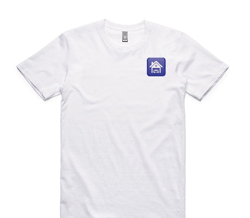 Custom AS Colour 100% Cotton White T-Shirt