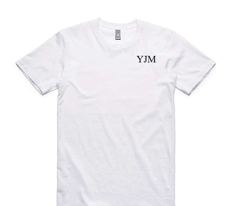 Custom AS Colour 100% Cotton White T-Shirt