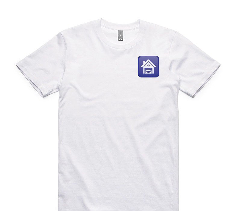 Custom AS Colour 100% Cotton White T-Shirt