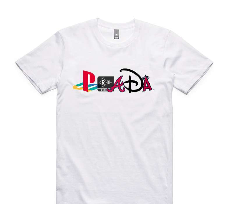 Custom AS Colour 100% Cotton White T-Shirt