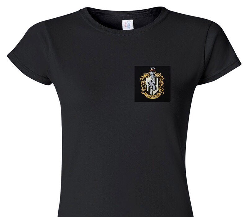 Custom Womens Soft Style 100% Cotton Black T-Shirt