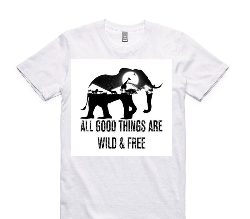 Custom AS Colour 100% Cotton White T-Shirt