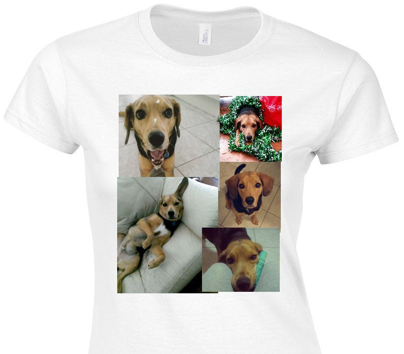 Custom Womens Soft Style 100% Cotton White T-Shirt