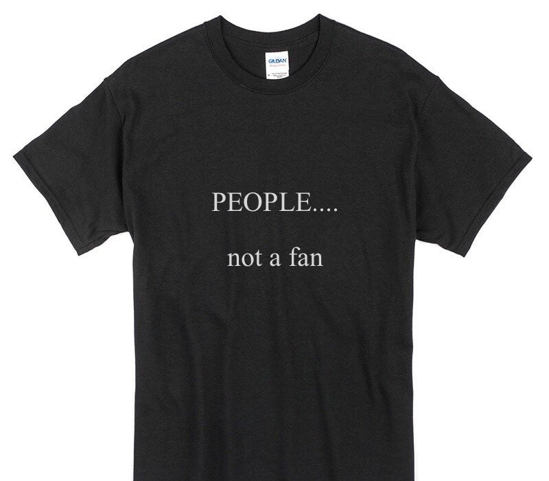 Custom Gildan 100% Cotton Black T-Shirt