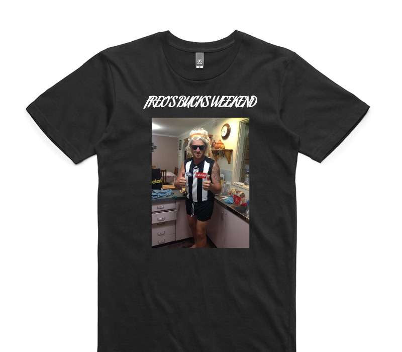 Custom AS Colour 100% Cotton Black T-Shirt