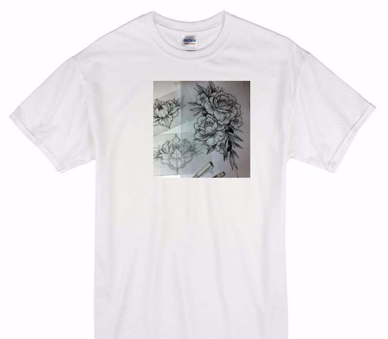 Custom Gildan 100% Cotton White T-Shirt