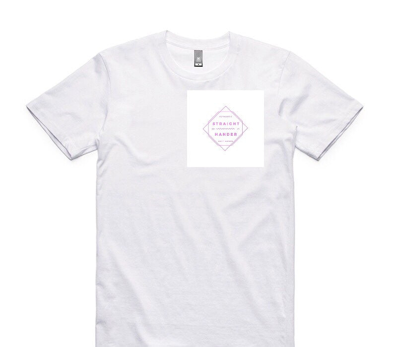 Custom AS Colour 100% Cotton White T-Shirt