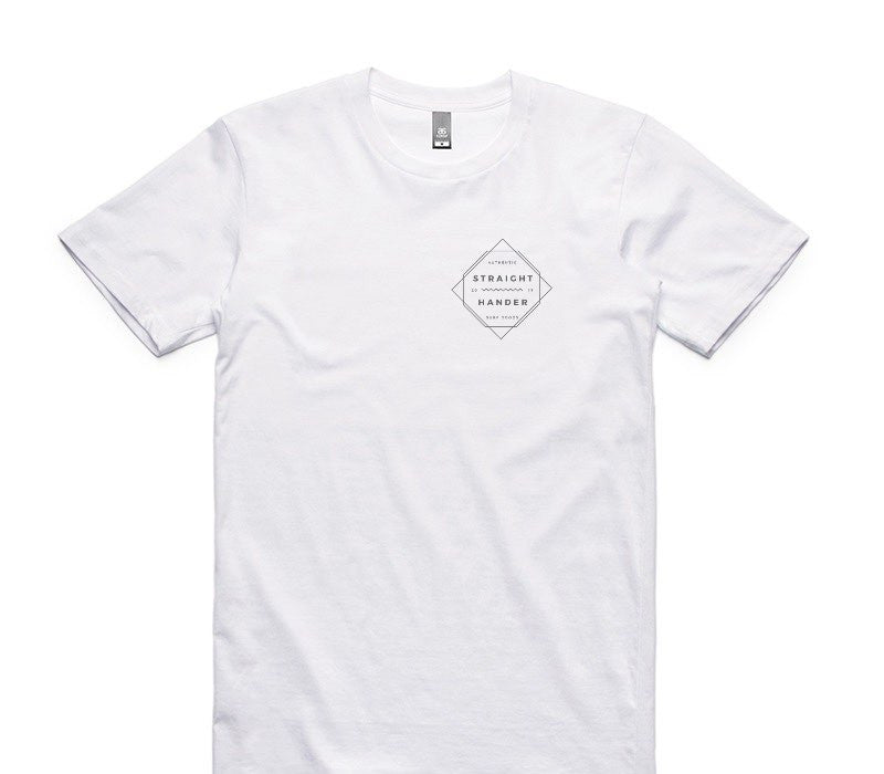 Custom AS Colour 100% Cotton White T-Shirt