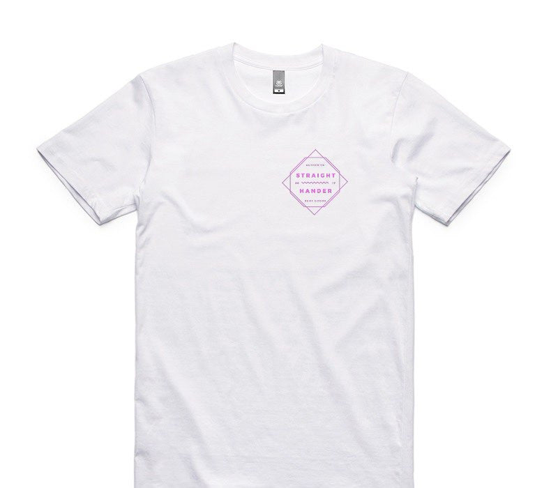 Custom AS Colour 100% Cotton White T-Shirt