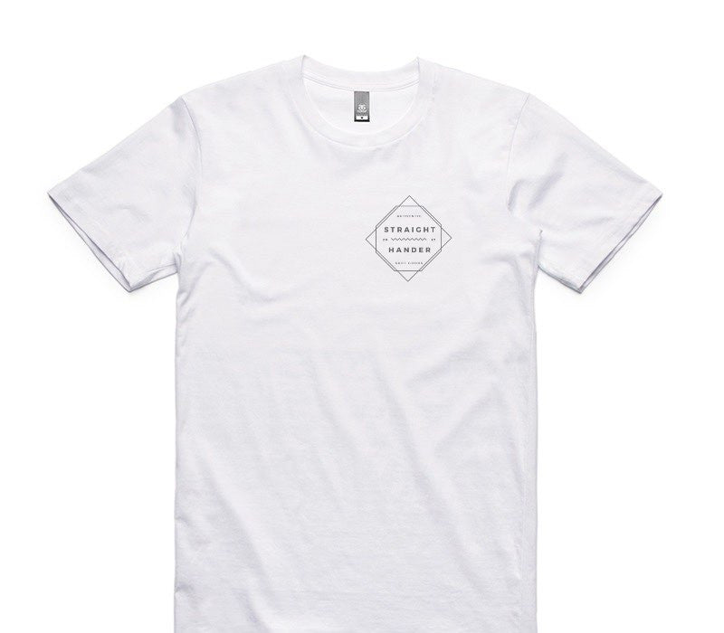 Custom AS Colour 100% Cotton White T-Shirt