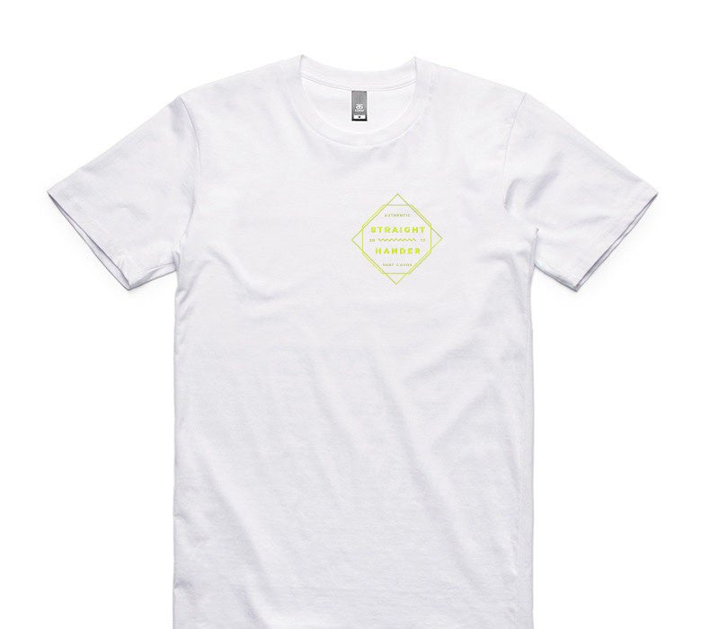Custom AS Colour 100% Cotton White T-Shirt
