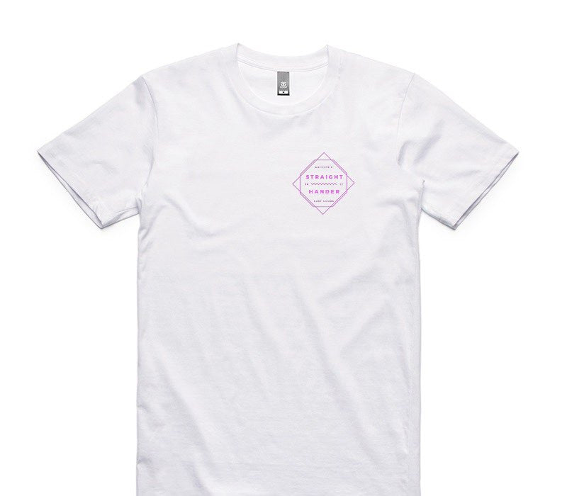 Custom AS Colour 100% Cotton White T-Shirt