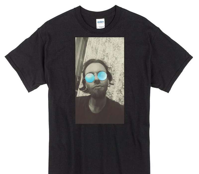 Custom Gildan 100% Cotton Black T-Shirt
