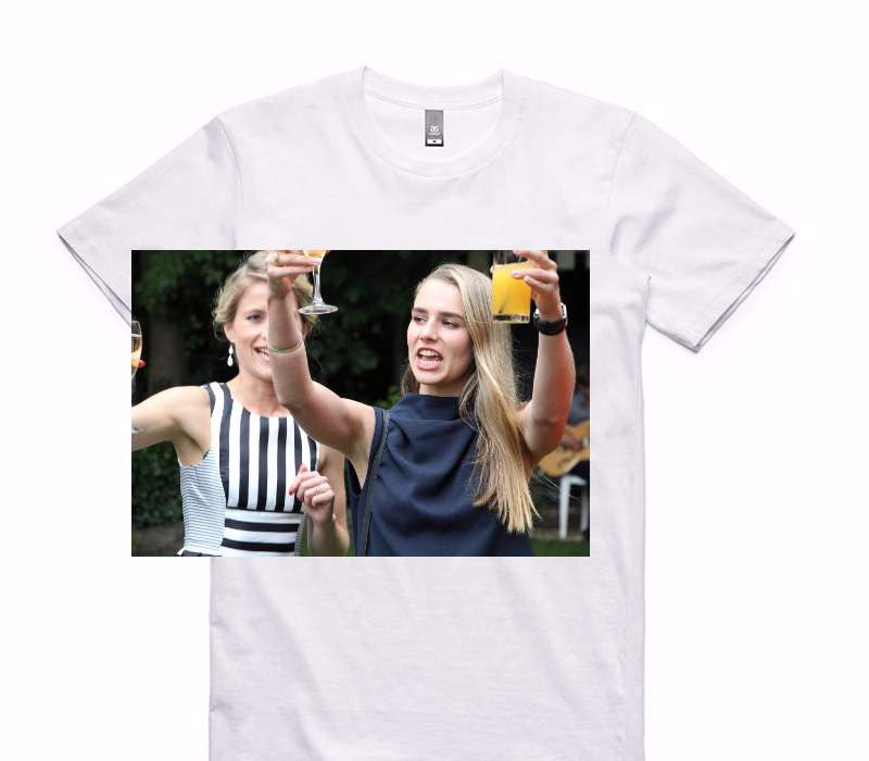 Custom AS Colour 100% Cotton White T-Shirt