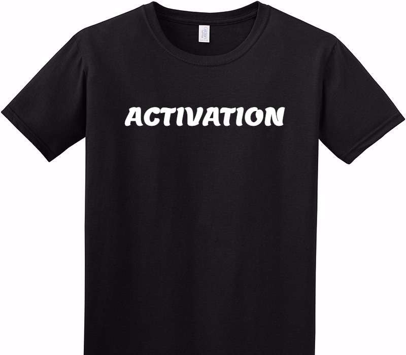 Custom Adult Soft Style 100% Cotton Black T-Shirt