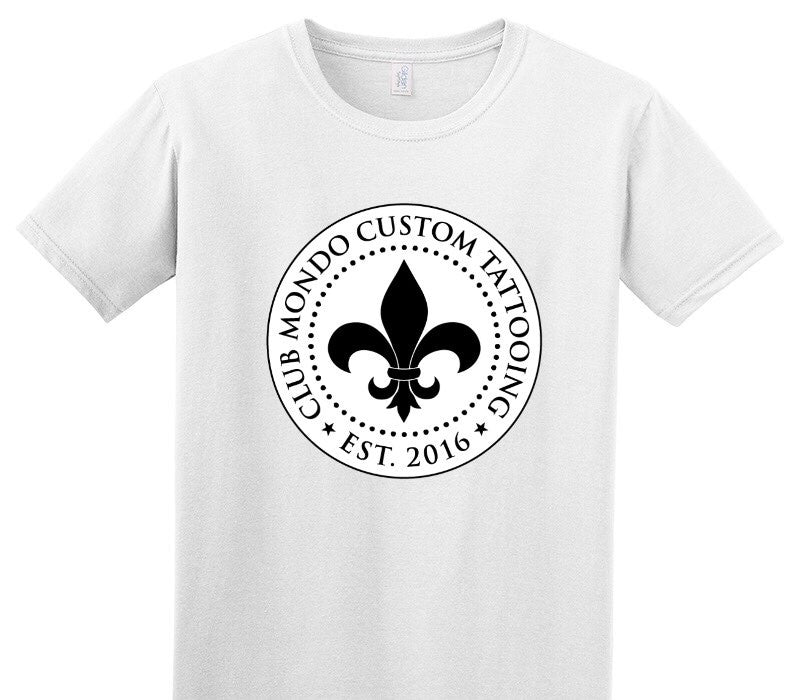 Custom Adult Soft Style 100% Cotton White T-Shirt