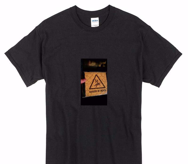 Custom Gildan 100% Cotton Black T-Shirt