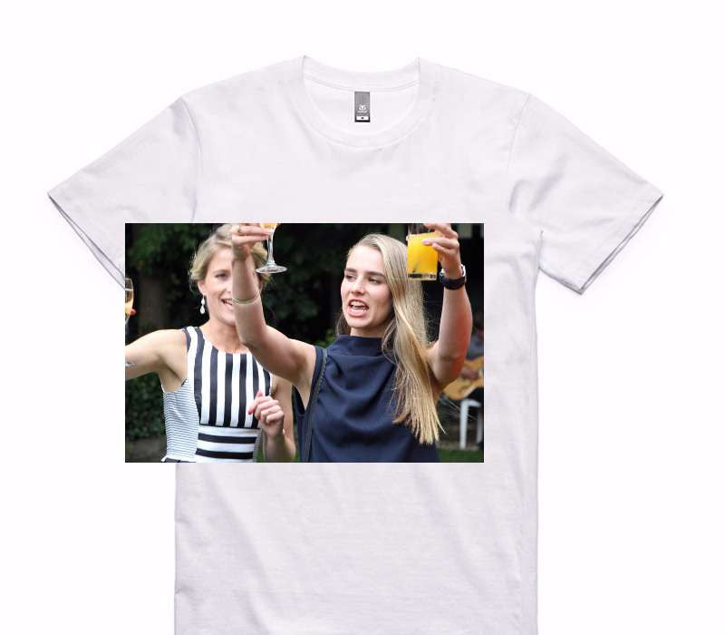 Custom AS Colour 100% Cotton White T-Shirt
