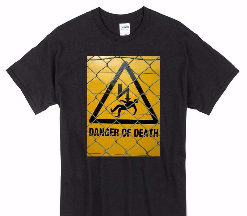 Custom Gildan 100% Cotton Black T-Shirt