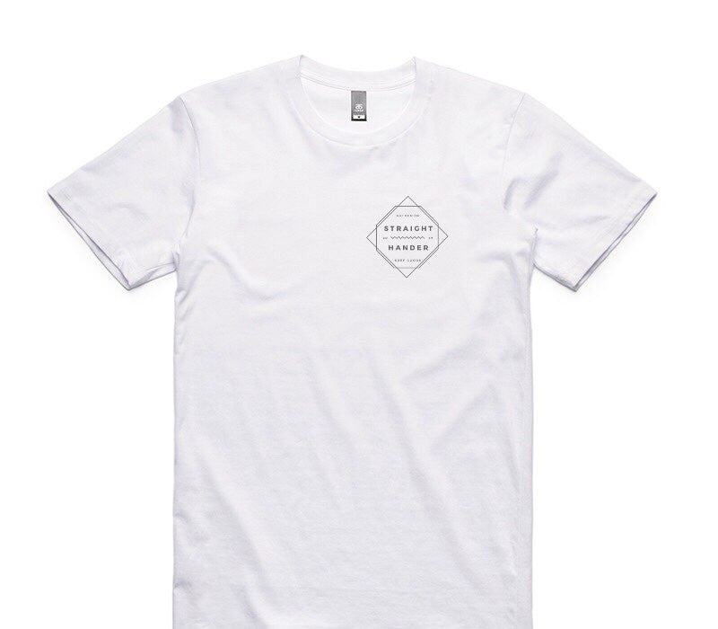 Custom AS Colour 100% Cotton White T-Shirt