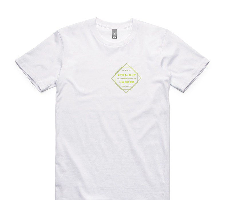 Custom AS Colour 100% Cotton White T-Shirt