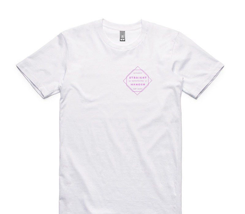 Custom AS Colour 100% Cotton White T-Shirt