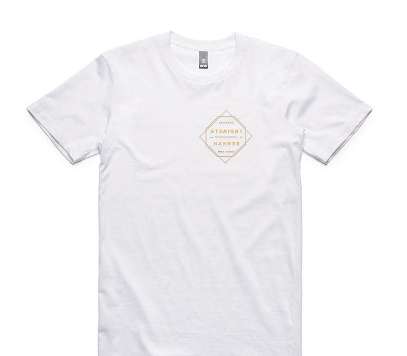 Custom AS Colour 100% Cotton White T-Shirt