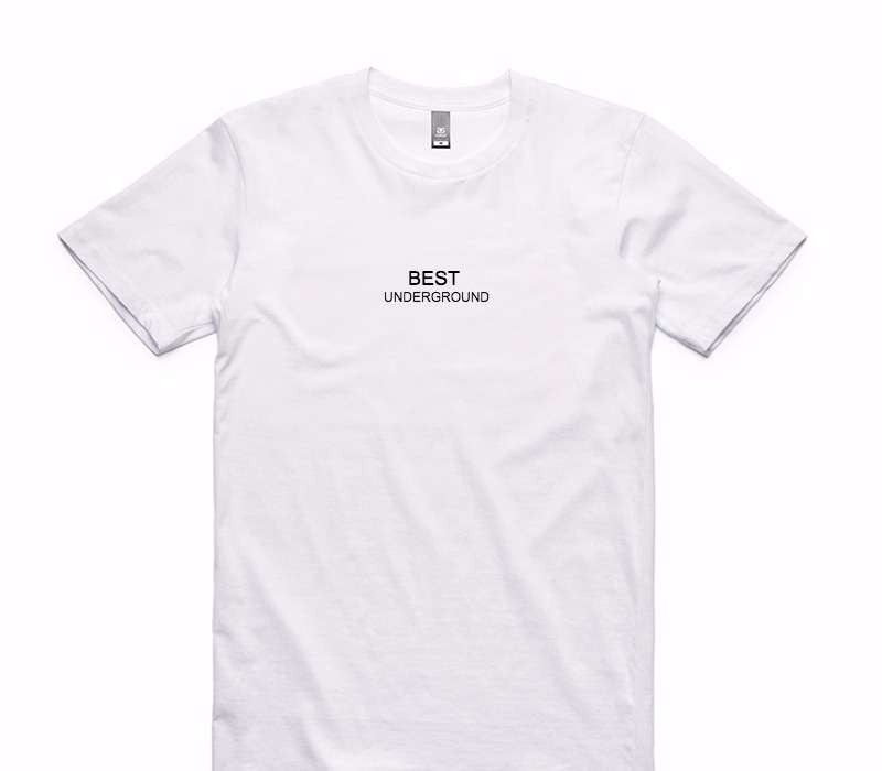 Custom AS Colour 100% Cotton White T-Shirt