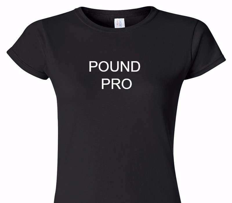 Custom Womens Soft Style 100% Cotton Black T-Shirt