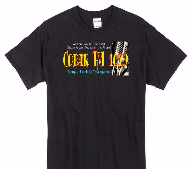 Custom Gildan 100% Cotton Black T-Shirt