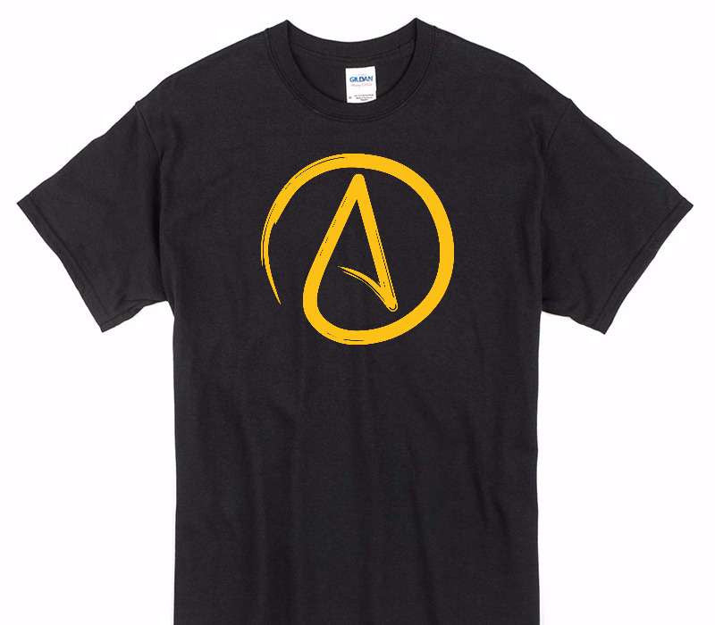 Custom Gildan 100% Cotton Black T-Shirt