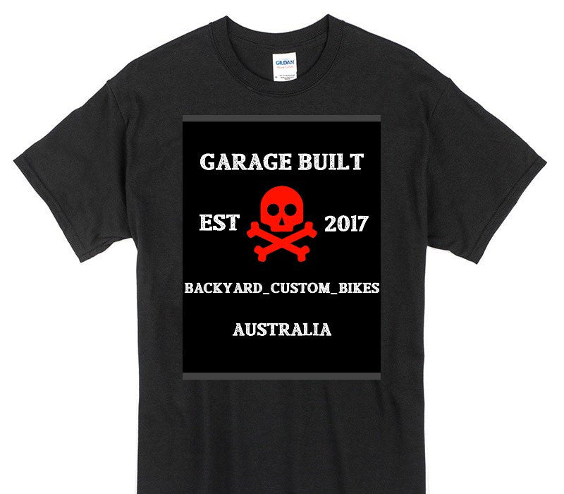 Custom Gildan 100% Cotton Black T-Shirt