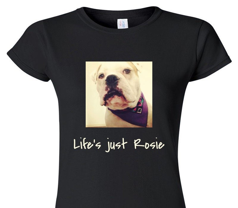 Custom Womens Soft Style 100% Cotton Black T-Shirt