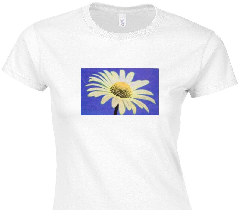 Custom Womens Soft Style 100% Cotton White T-Shirt