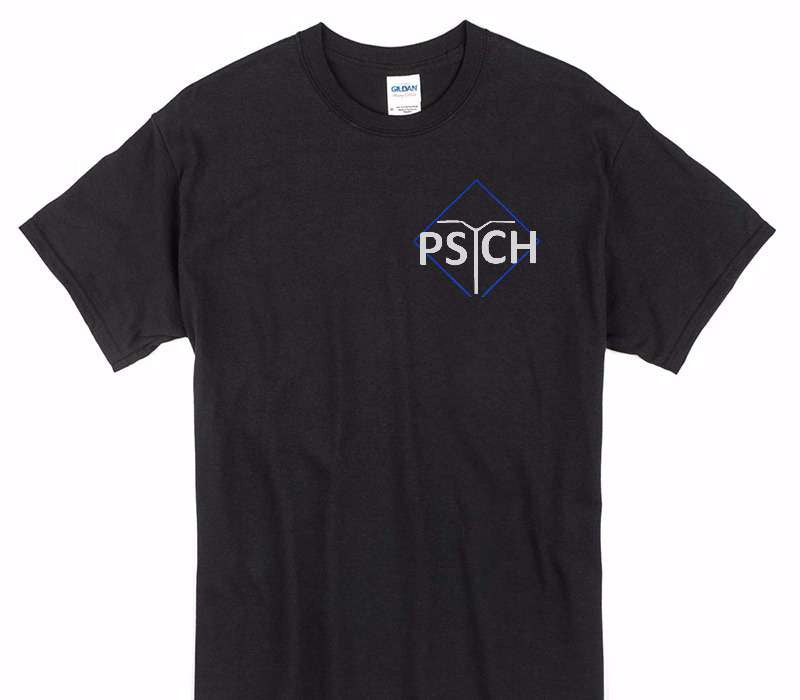 Custom Gildan 100% Cotton Black T-Shirt