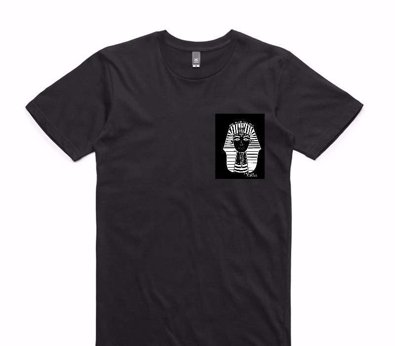 Custom AS Colour 100% Cotton Black T-Shirt