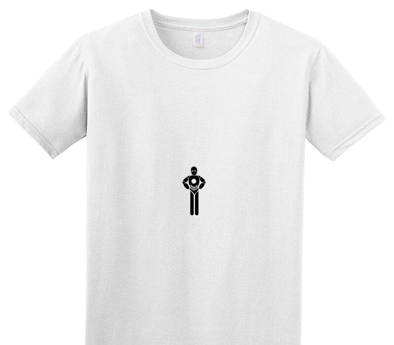 Custom Adult Soft Style 100% Cotton White T-Shirt