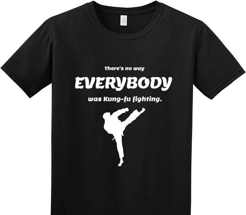 Custom Adult Soft Style 100% Cotton Black T-Shirt