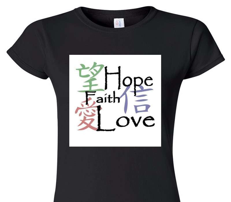 Custom Womens Soft Style 100% Cotton Black T-Shirt