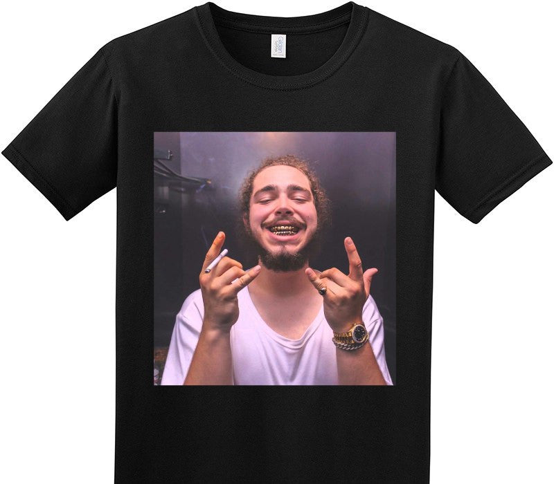 Custom Adult Soft Style 100% Cotton Black T-Shirt
