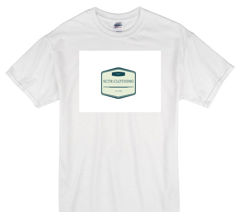 Custom Gildan 100% Cotton White T-Shirt