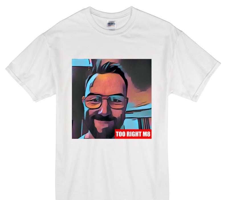 Custom Gildan 100% Cotton White T-Shirt