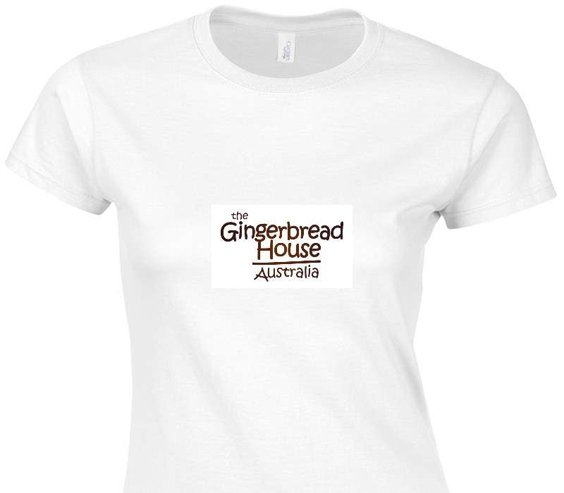 Custom Womens Soft Style 100% Cotton White T-Shirt